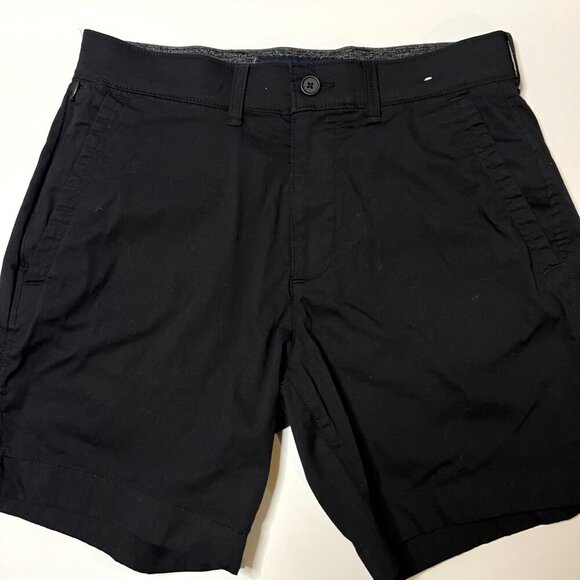 Abercrombie & Fitch A&F All Day Short 29 Black Stretch Classic Fit Chino - Picture 1 of 4